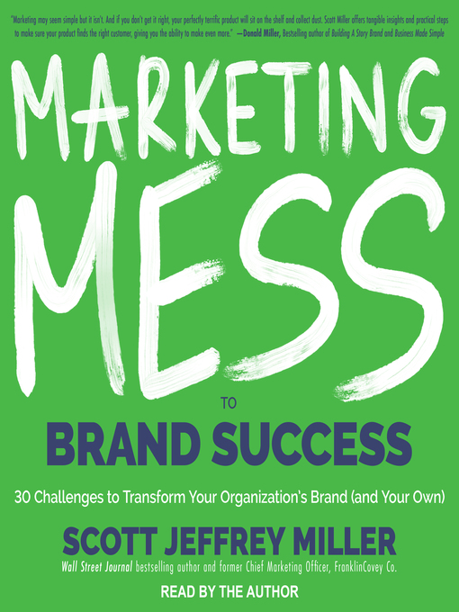 Cover image for Marketing Mess to Brand Success